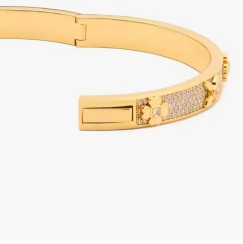 Kate Spade Heritage Bloom Hinged Bangle - Picture 2 of 10